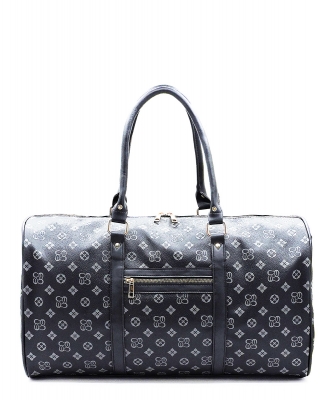 Monogram Duffle Bag CM775 GRAY BLACK